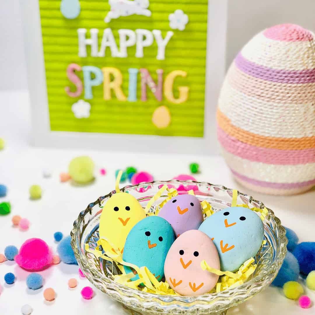50+ Easy spring Crafts - Painted Rock Ideas To Inspire You 9 14