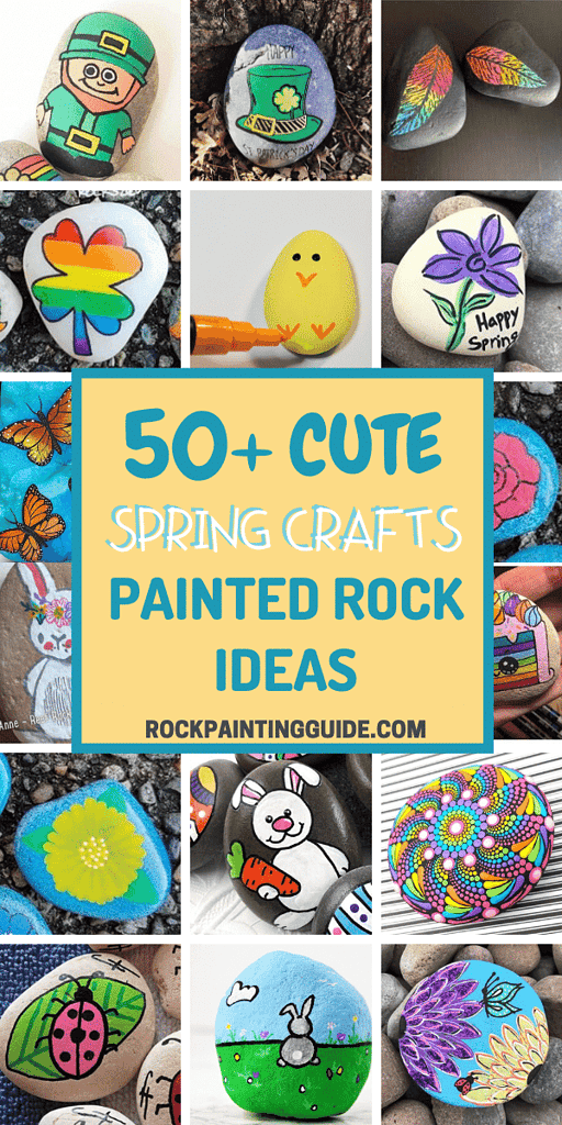 50+ Easy spring Crafts - Painted Rock Ideas To Inspire You 29 spring crafts painted rocks