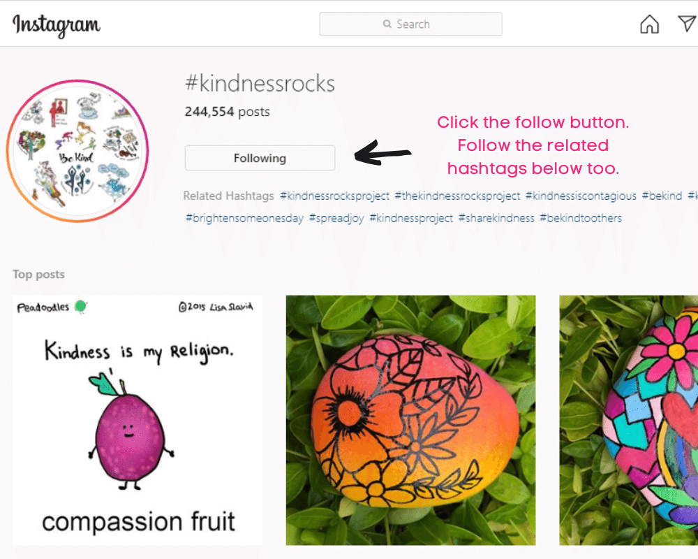 Best Kindness Rocks of Instagram That Will Spark Joy 7 instagram painted rocks