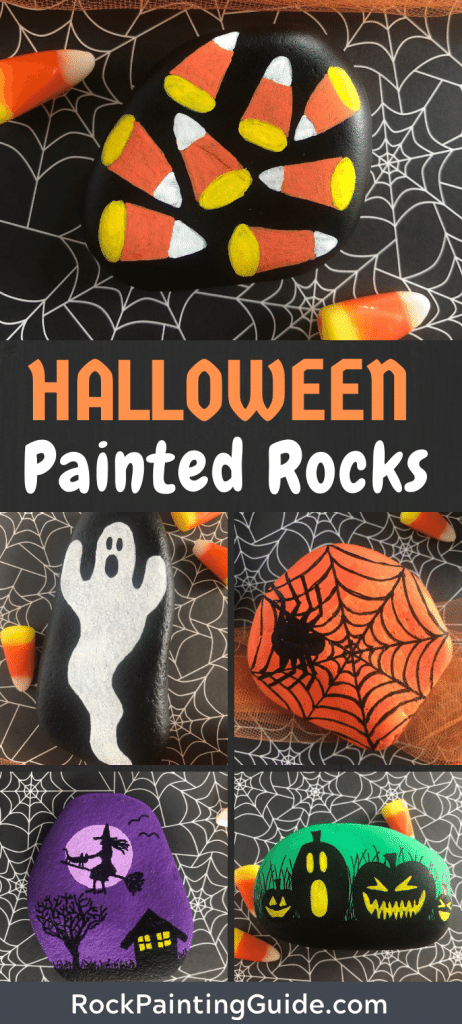 5 Easy Not So Scary Halloween Painted Rock Ideas 12 halloween painted rocks
