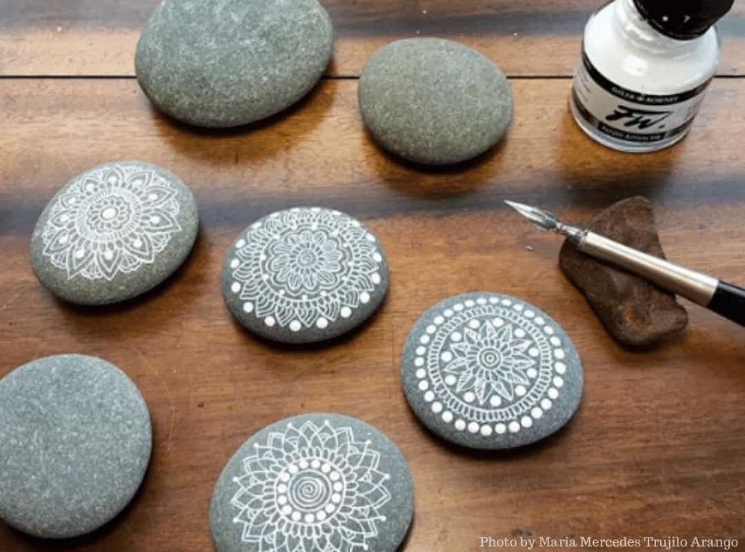 Creative Ways to Paint Mandalas with Maria Mercedes Trujillo 13 mandalas painted with acrylic ink