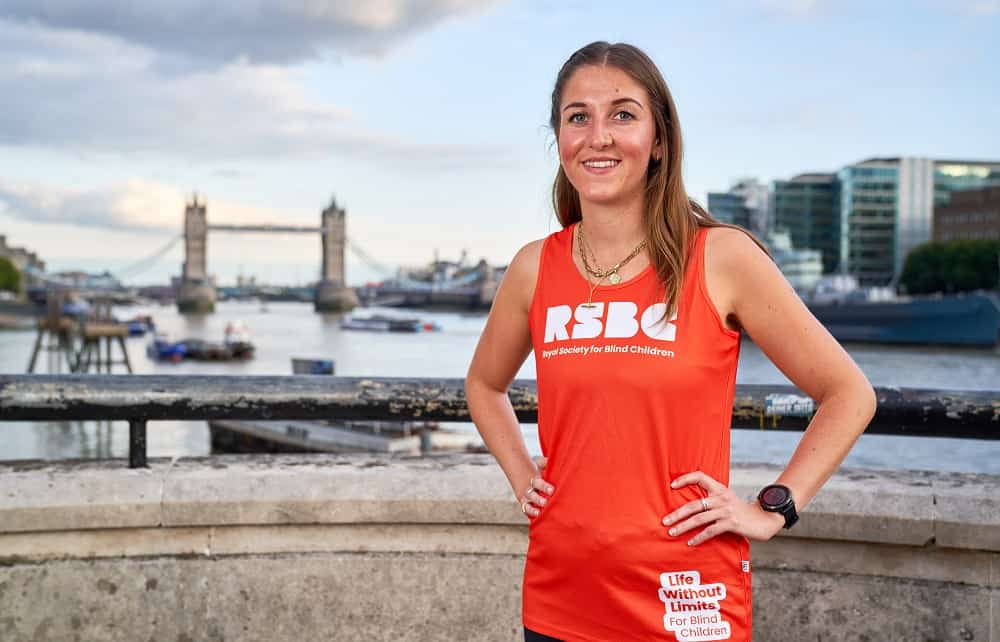 RSBC London Marathon runner Ruby Brown. Photo credit: Simon Jacobs