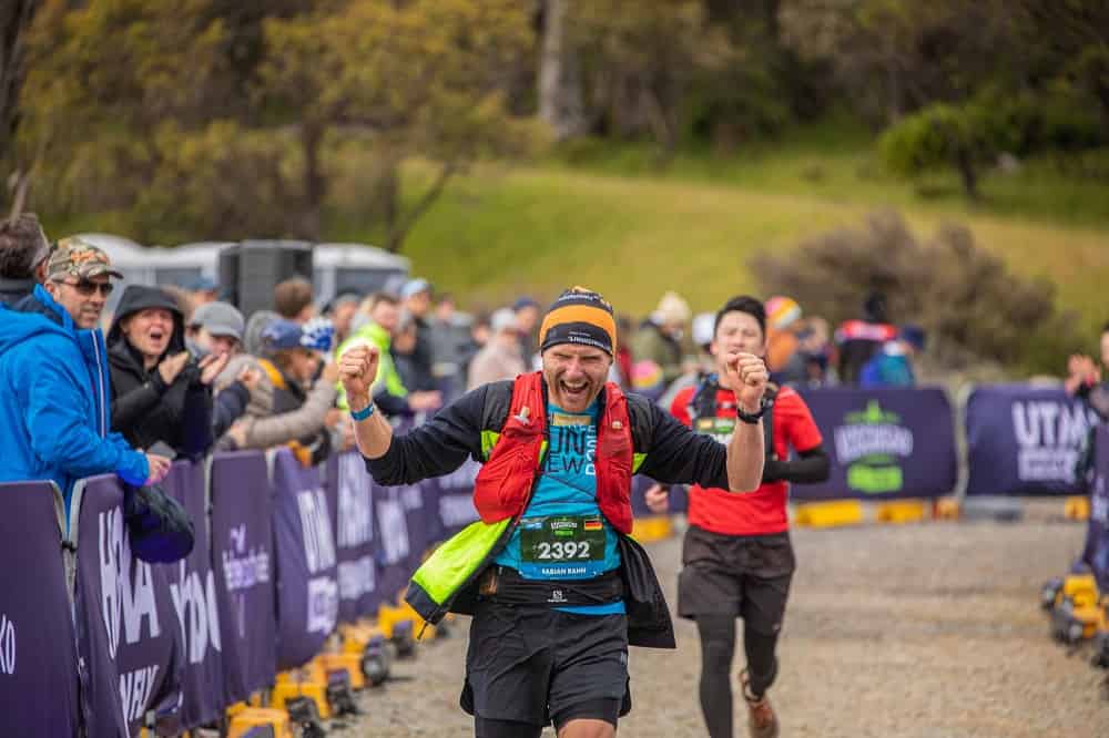 Fabian Rahn heading towards the Kosci50 finish line - Photo Calumn Hockey
