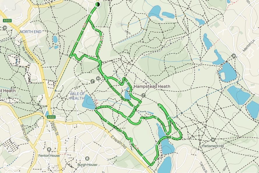 Hamstead Heath Circular, All Trails