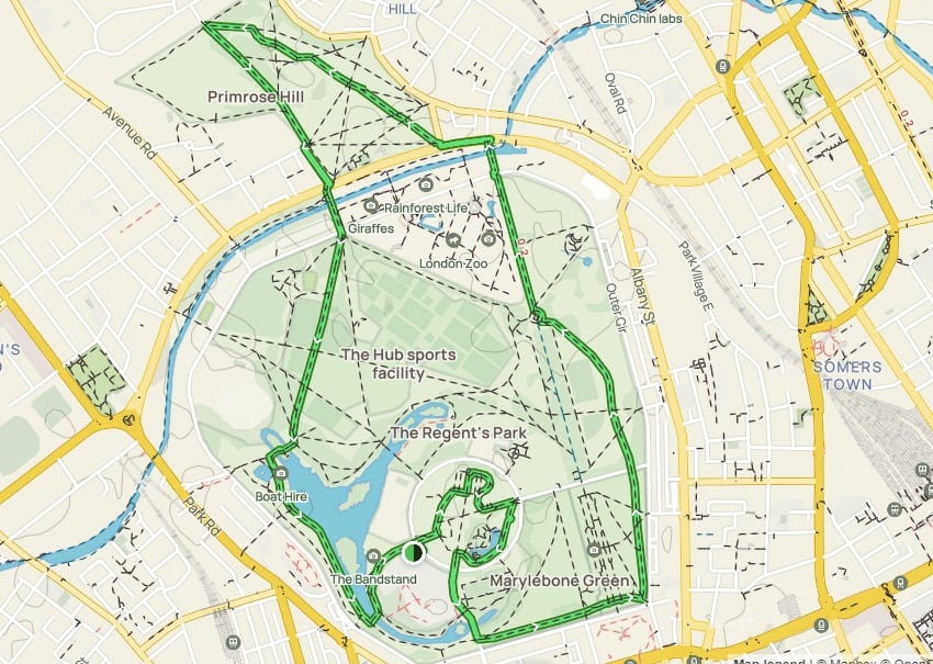 Regent's Park and Primrose Circular, All Trails