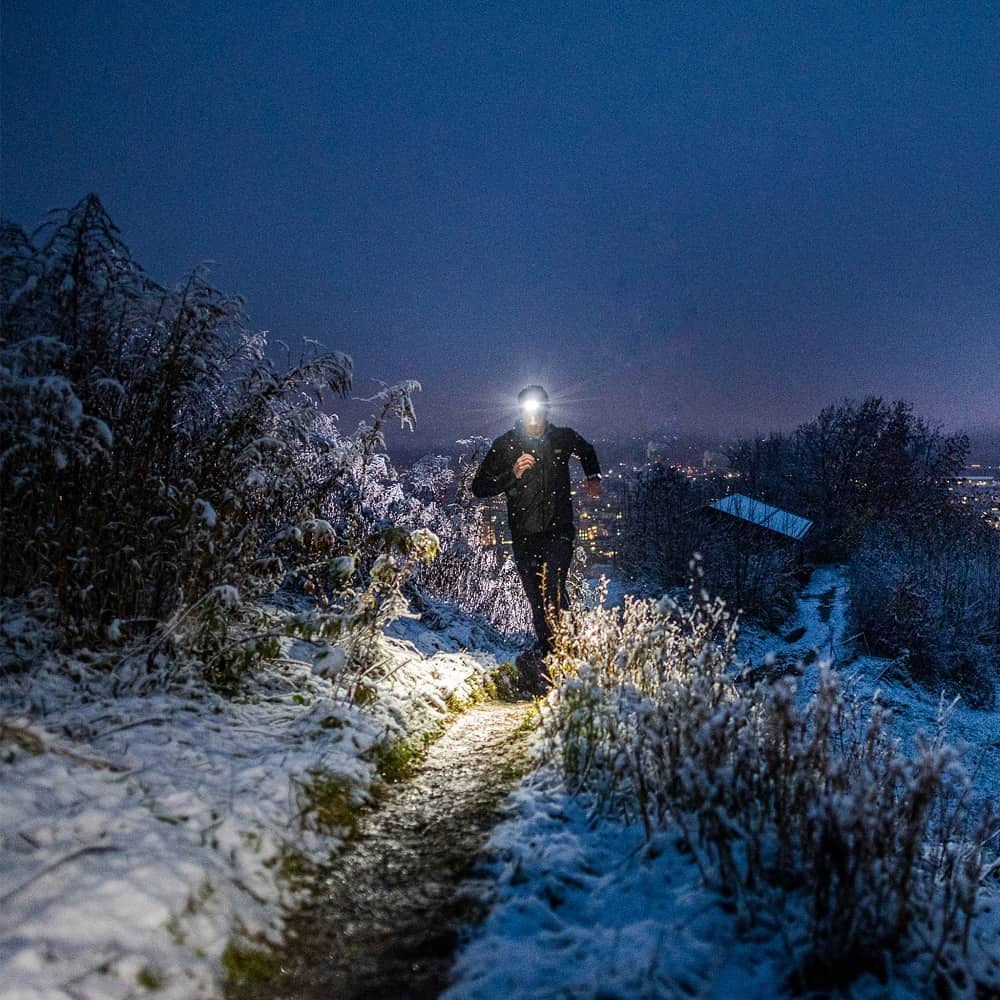 Ledlenser NEO5R Running Head Torch with Chest Strap
