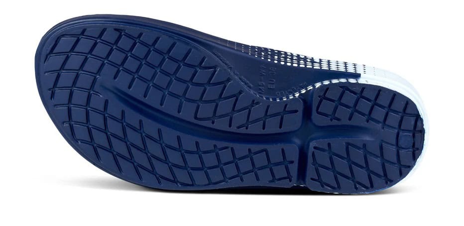 OOFOS Men's OOahh Sport Slide Sandal - Navy Matrix