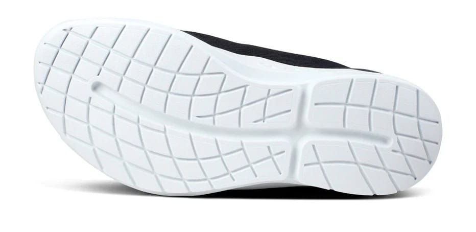 OOFOS Men's OOmg Sport Lace Shoe - White Black