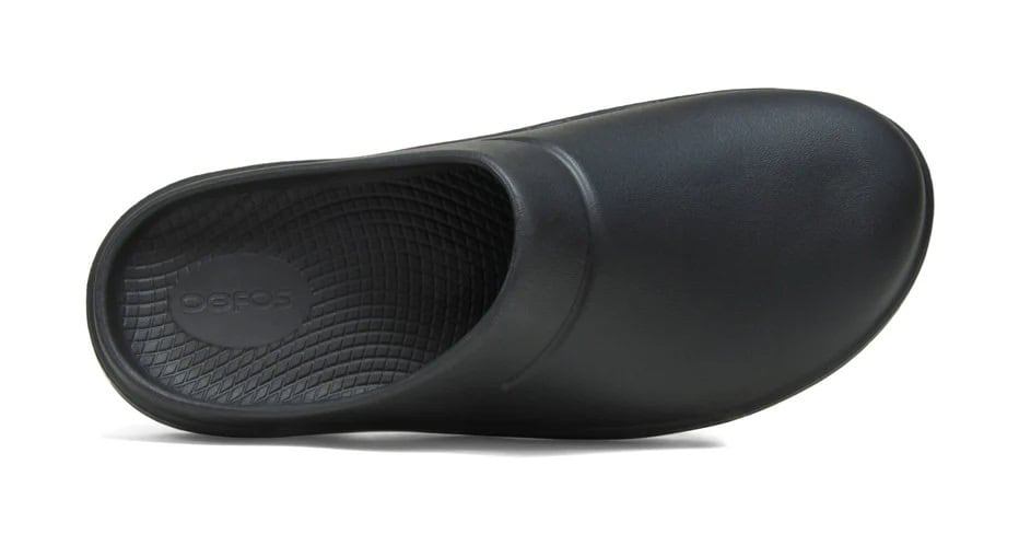OOFOS Women's OOcloog Clog – Black