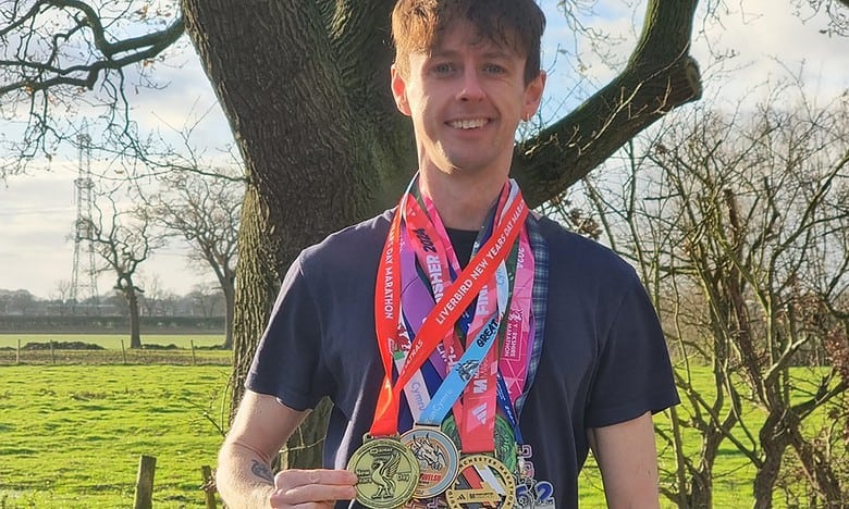 Jack McGuinness completes twelfth marathon of the year to raise money for rescue animals