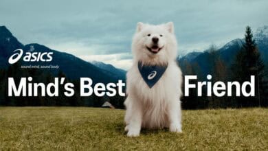 ASICS becomes the first sports brand to sign a dog to its ambassador roster