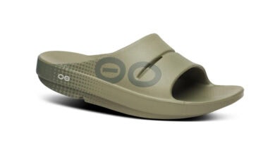 OOFOS Men's OOahh Sport Slide Sandal - Foliage Matrix