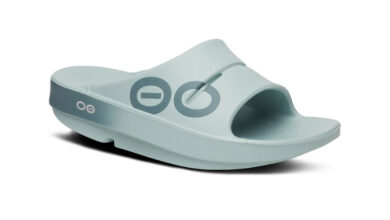 OOFOS Women's OOahh Sport Slide Sandal - Storm Fade