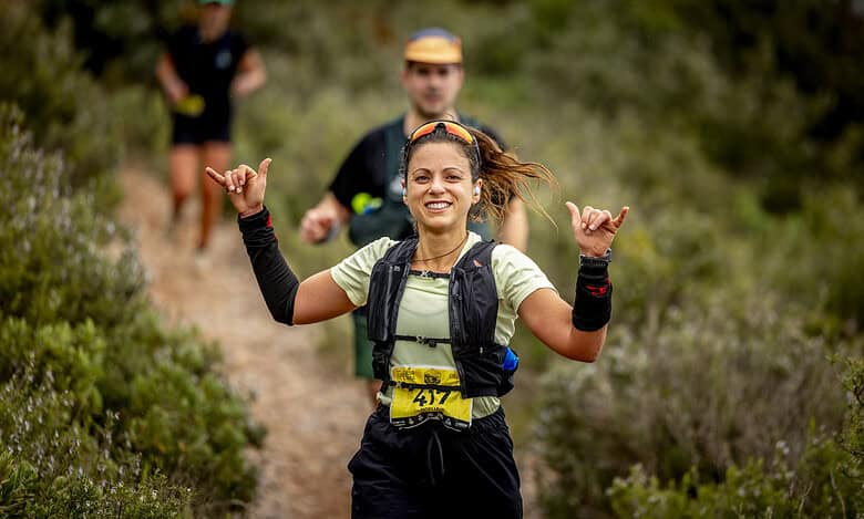 Running insights, marathon training, trail running, female athlete, endurance running, outdoor running, race day, sports performance, running event, fitness training, marathon runners, trail marathon, running gear, athletic women, fitness motivation.