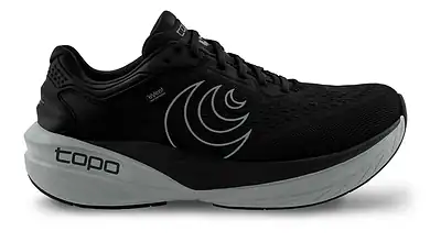 Performance TOPO Men's Phantom 4 WP running shoe designed for durability and comfort in wet conditions. Perfect for trail runners seeking reliable grip and support.