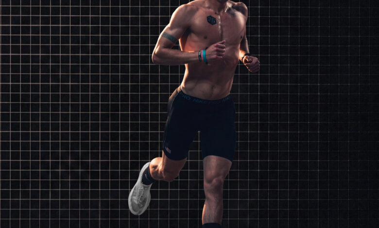 HYROX World Champion Dylan Scott running