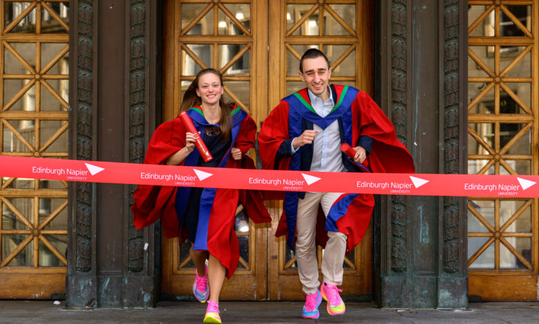 Marathon runners Natalie Wangler and Jonas Müller graduate together with PhDs