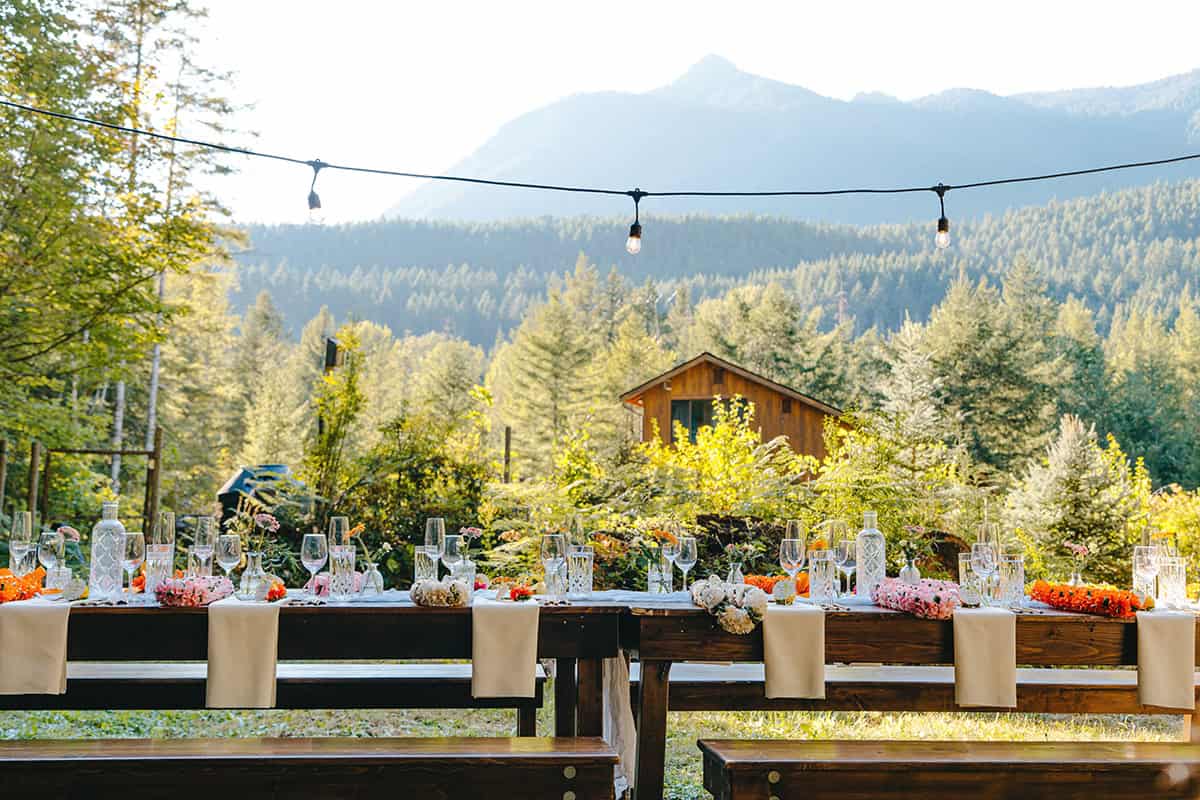 airbnb wedding reception