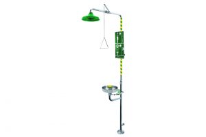AXION® MSR Combination Corrosion Resistant Shower and Eye/Face Wash