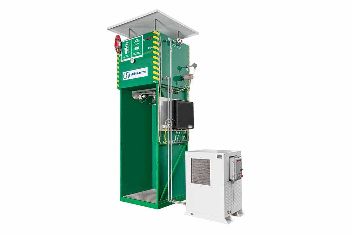 Self-Contained Overhead Tank Shower for Remote Areas Without Water Supply