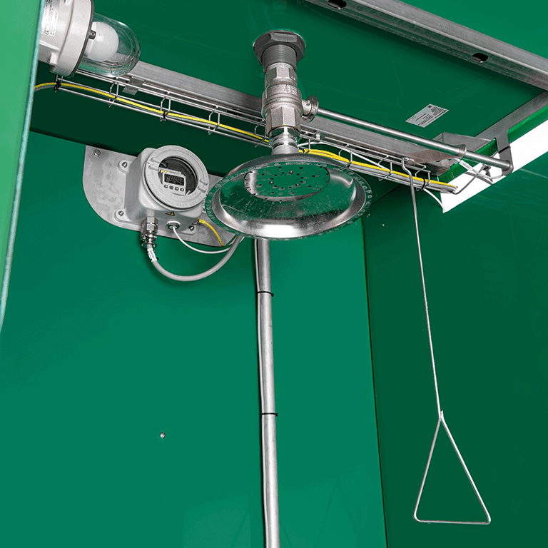 Self-Contained Overhead Tank Shower for Remote Areas Without Water Supply - Image 2