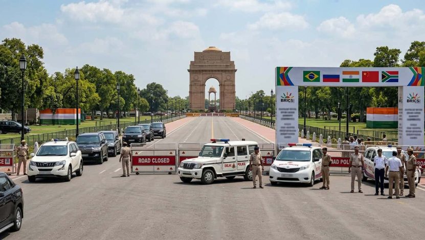 दिल्लीत ब्रिक्स परिषदेसाठी ४८०० पोलीस, ३५ रस्ते बंद