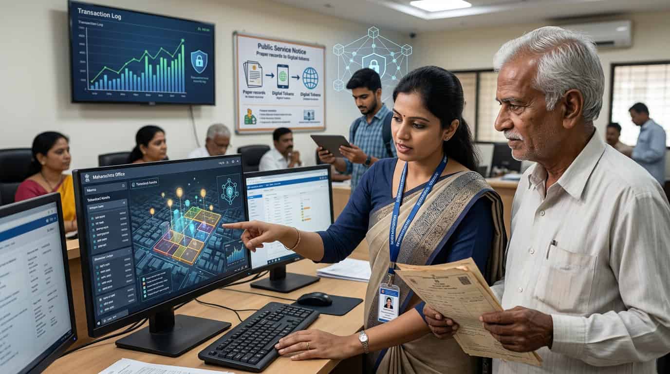 महाराष्ट्र डेल्टा प्रकल्प ब्लॉकचेन जमीन टोकनायझेशन