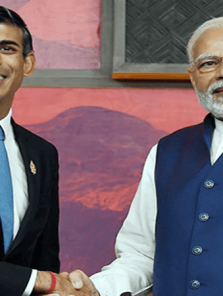 पंतप्रधान मोदी – ऋषी सुनक यांची भेट