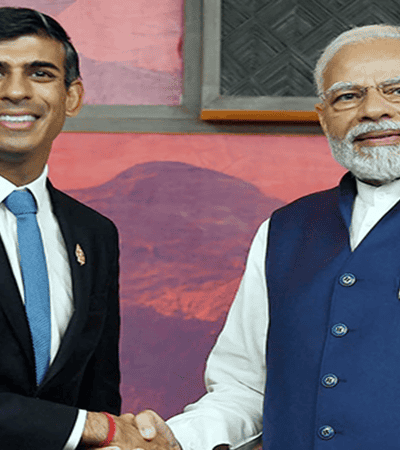 पंतप्रधान मोदी – ऋषी सुनक यांची भेट