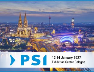Cologne skyline with PSI 2027 dates, 12–14 January, at Exhibition Centre Cologne