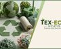 Tex-Eco Initiative graphic with recycled textiles and circular arrows