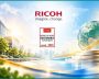 Ricoh logo with global and sustainable business themes for SEO.