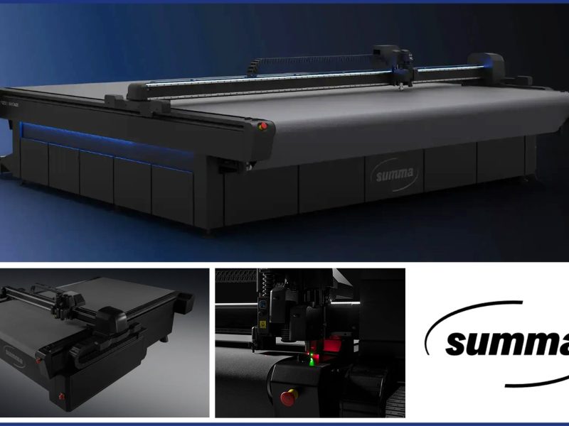 Summa F Series Vantage cutter for large-format and carbon fiber cutting.