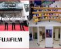 Fujifilm House of Photography opening event in India with staff and displays.
