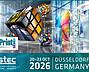 Exhibition of glass decoration techniques at glasstec 2026 in Düsseldorf.