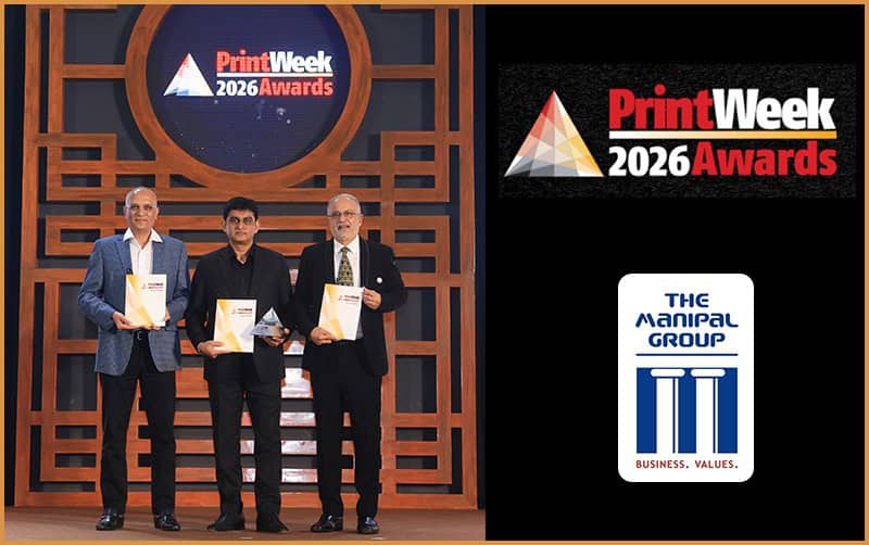Manipal wins seventh Company of the Year at PrintWeek Awards 2026.