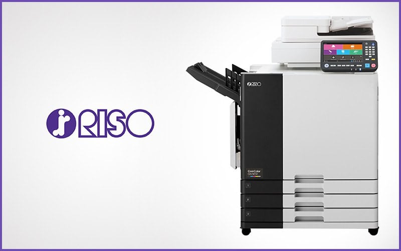 RISO ComColor GN Series high-speed color printer for commercial printing.