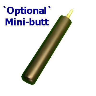 Optional mini-butt for cue