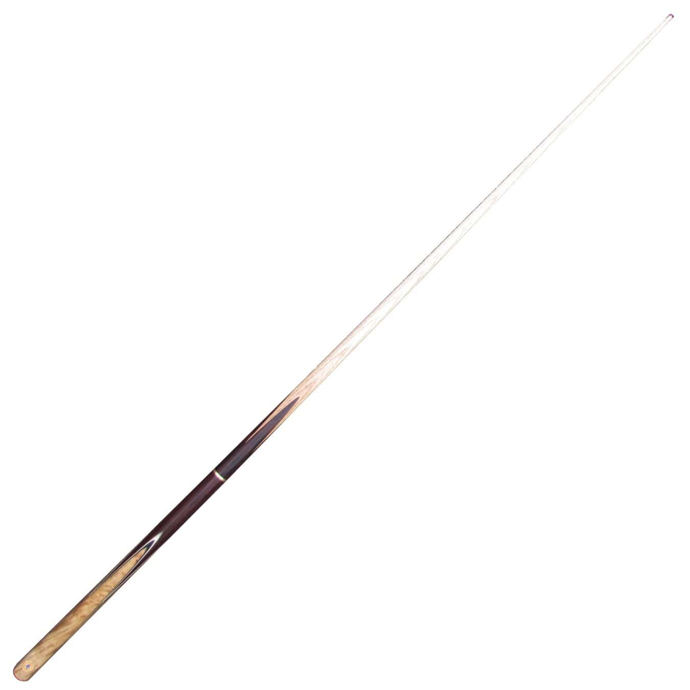 Newberrybutt-jointed hand spliced snooker cue from Blue Moon