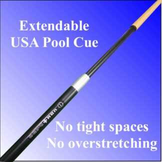 `CuePlus 49 USA ` 9 ball Telescopic butt & pool cue - Silver Cap