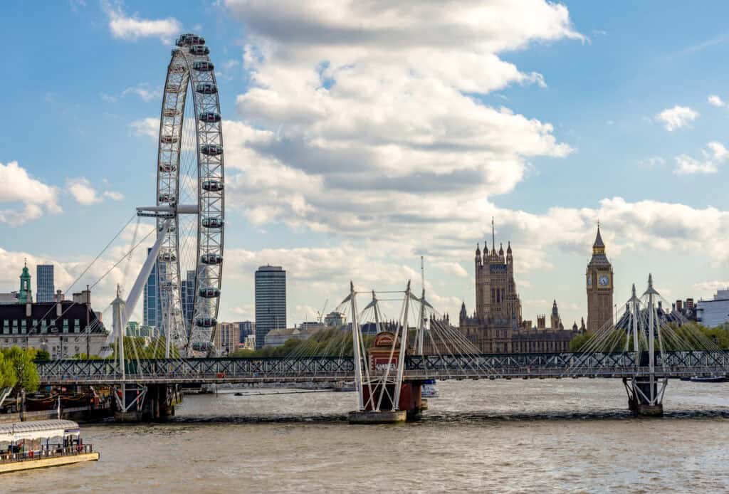 London Eye and Embankment