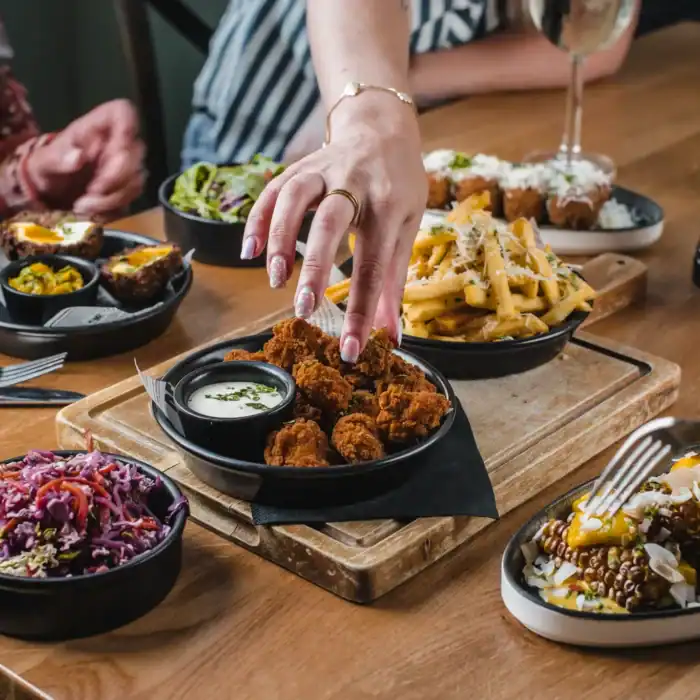 Variety of delicious pub dishes served at St Christopher's Pub.