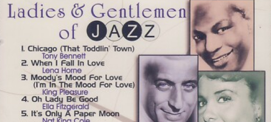 Vintage jazz album covers featuring classic crooners