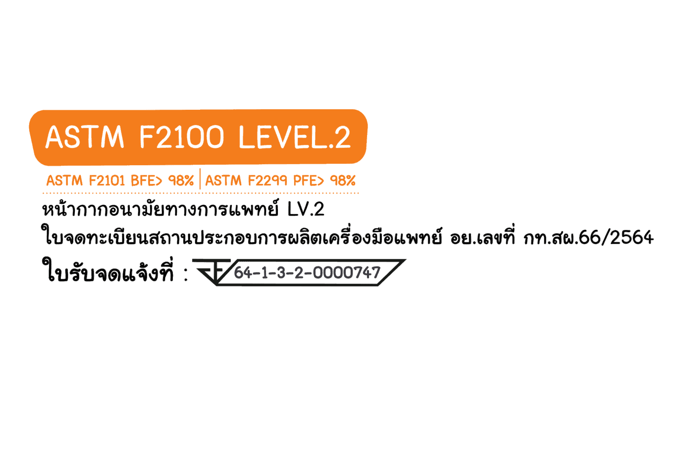 เครื่องมือวัดมาตรฐาน ASTM F2100 LEVEL.2 สำหรับอุตสาหกรรมการแพทย์และสุขภาพในประเทศไทย.
