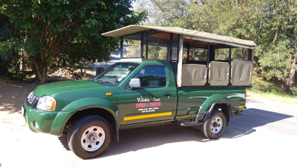 Kruger National Park safari open vehicle
