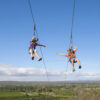 Double zipline over Sundays River Valley at Adrenalin Addo