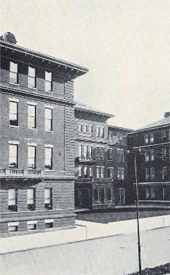 Historic Newark City Hospital building