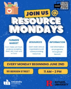 Resource Mondays flyer (details below)
