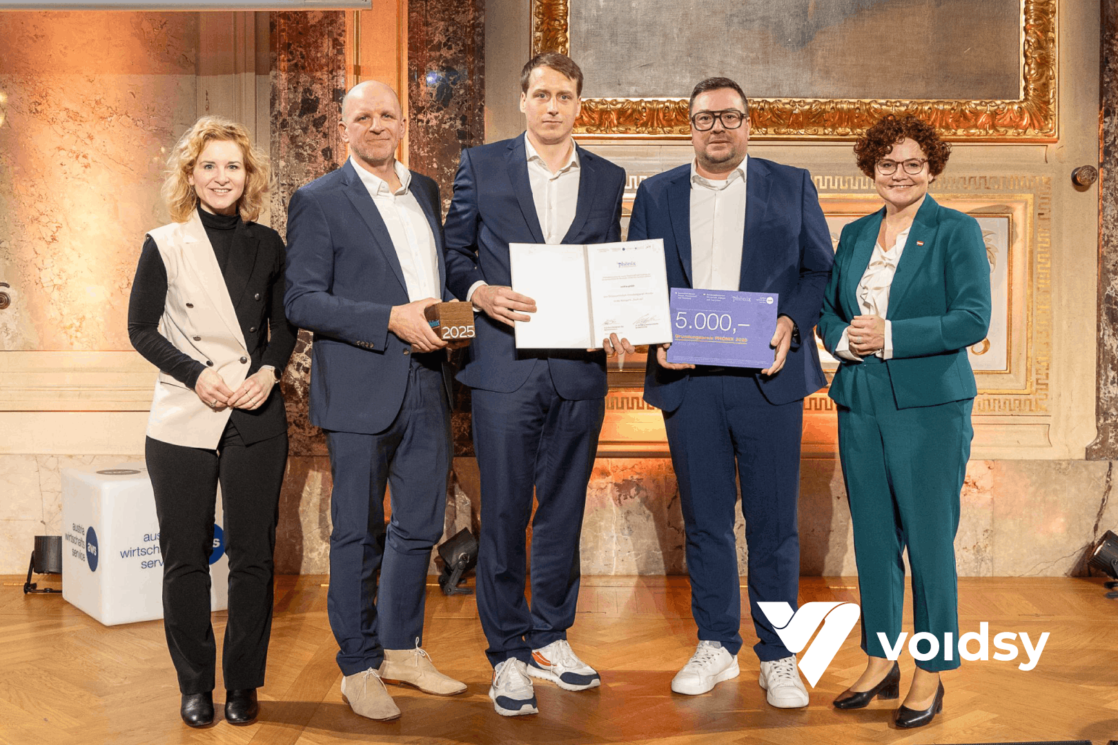 voidsy wins the Austrian PHÖNIX Startup Award