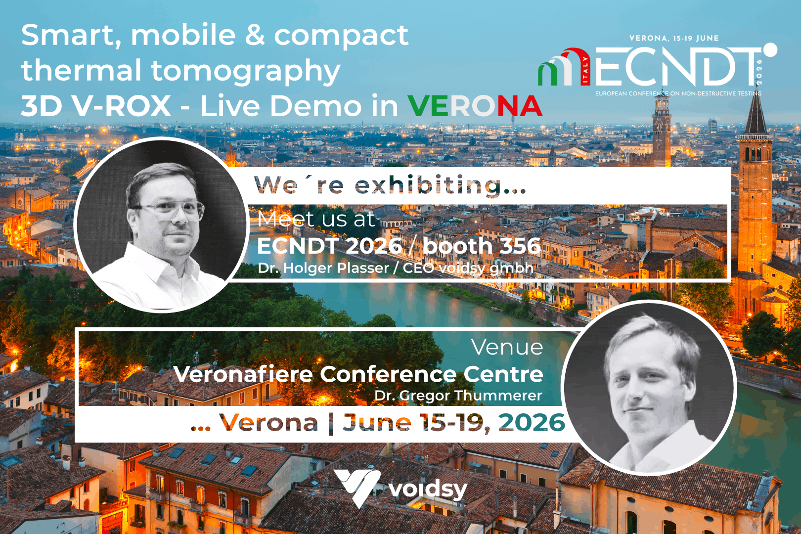 voidsy at ECNDT 2026 in Verona